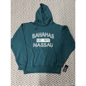 NWT Luxe Women's Hoodie Bahamas‎ Nassau Size M Triton Green